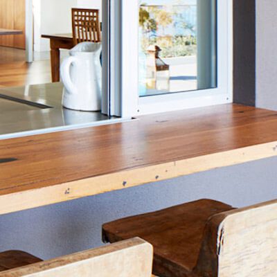 Reclaimed, recycled and timber