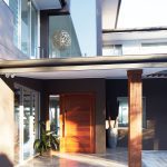 Lilli Pilli exterior and wood door