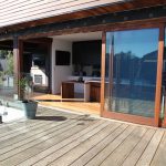 Lilli Pilli exterior reclaimed timber decking