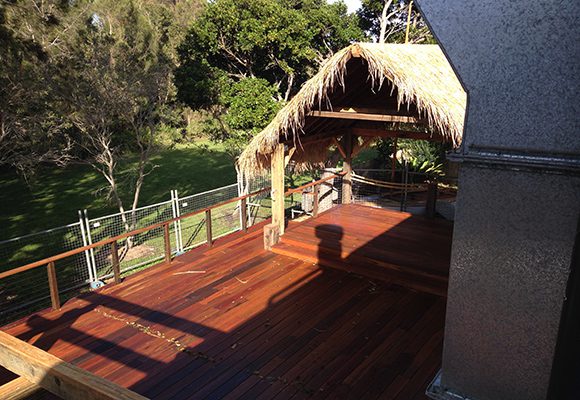 Flow Bar wooden deck