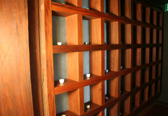 Koi Japanese wall shelving