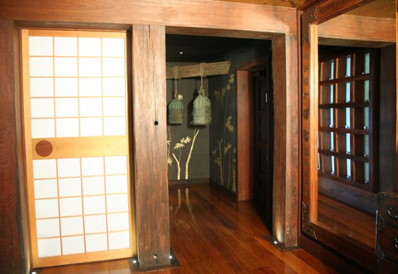 Koi Japanese recycled timber interior