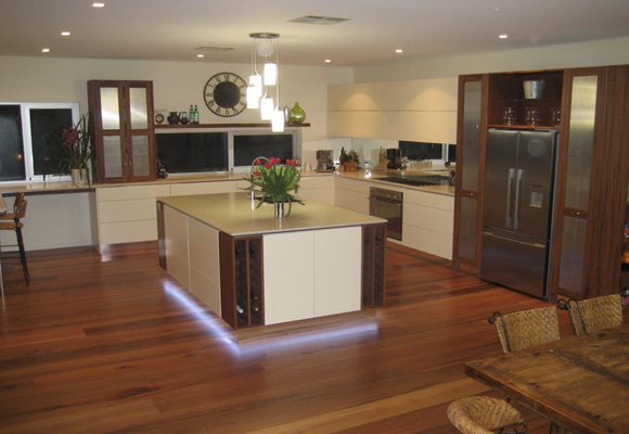 Manly interior recycled timber hardwood floorboards