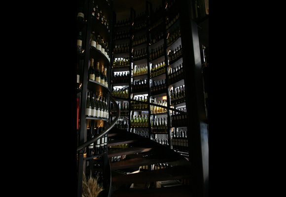 Meat Wine Co Darling Harbour recycled timber stair treads