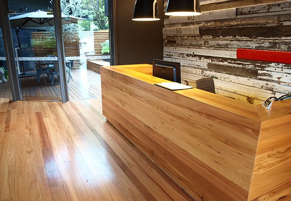 Mirvac Ironwood Recycled Timber desk