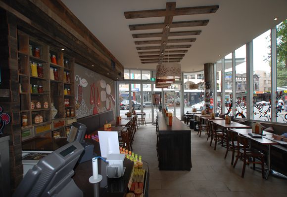 Nandos Surrey Hills inside restaurant