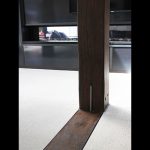 Strathfield Residence kitchen with wood beams